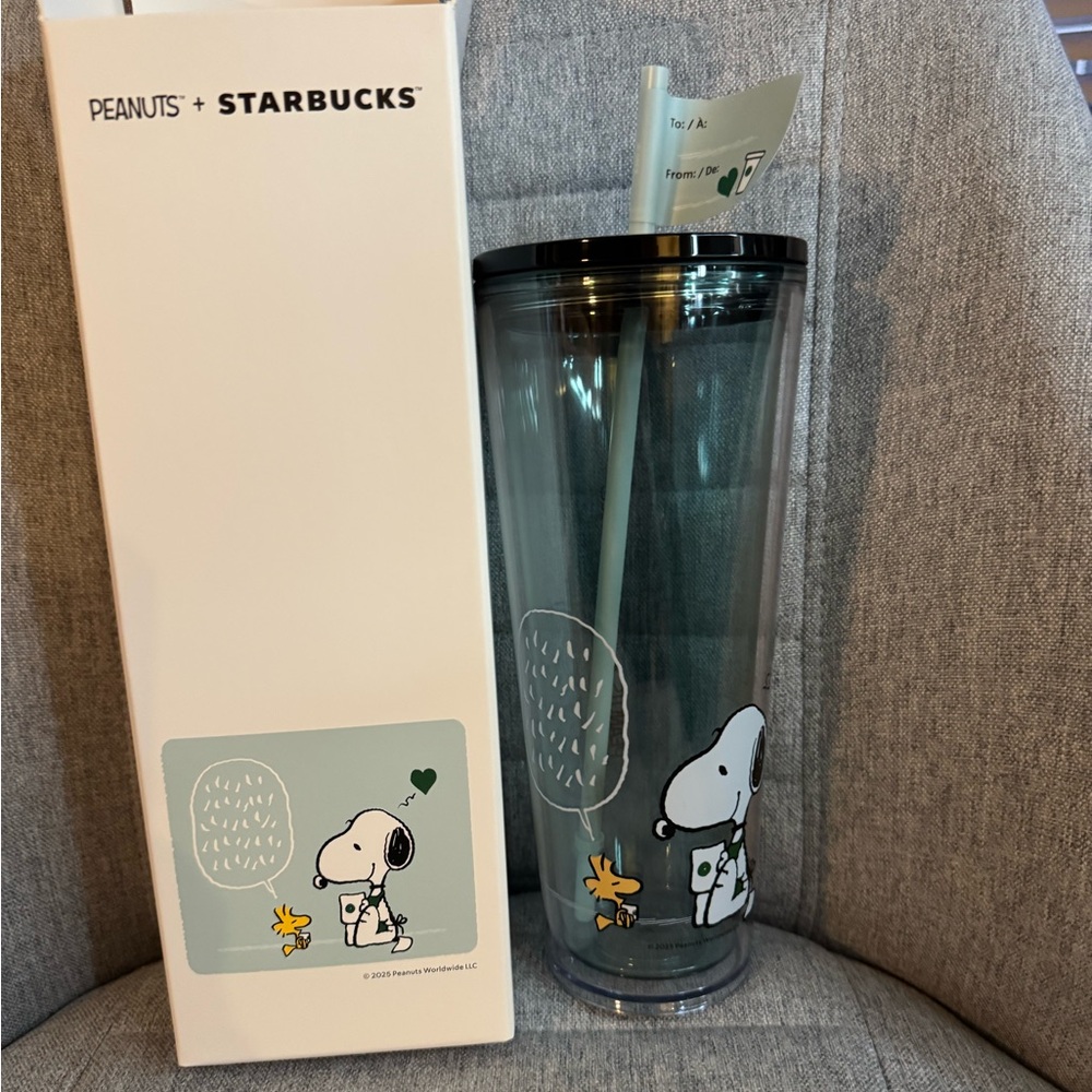 🆕 Starbucks x Peanuts Snoopy Tumbler Limited Editon